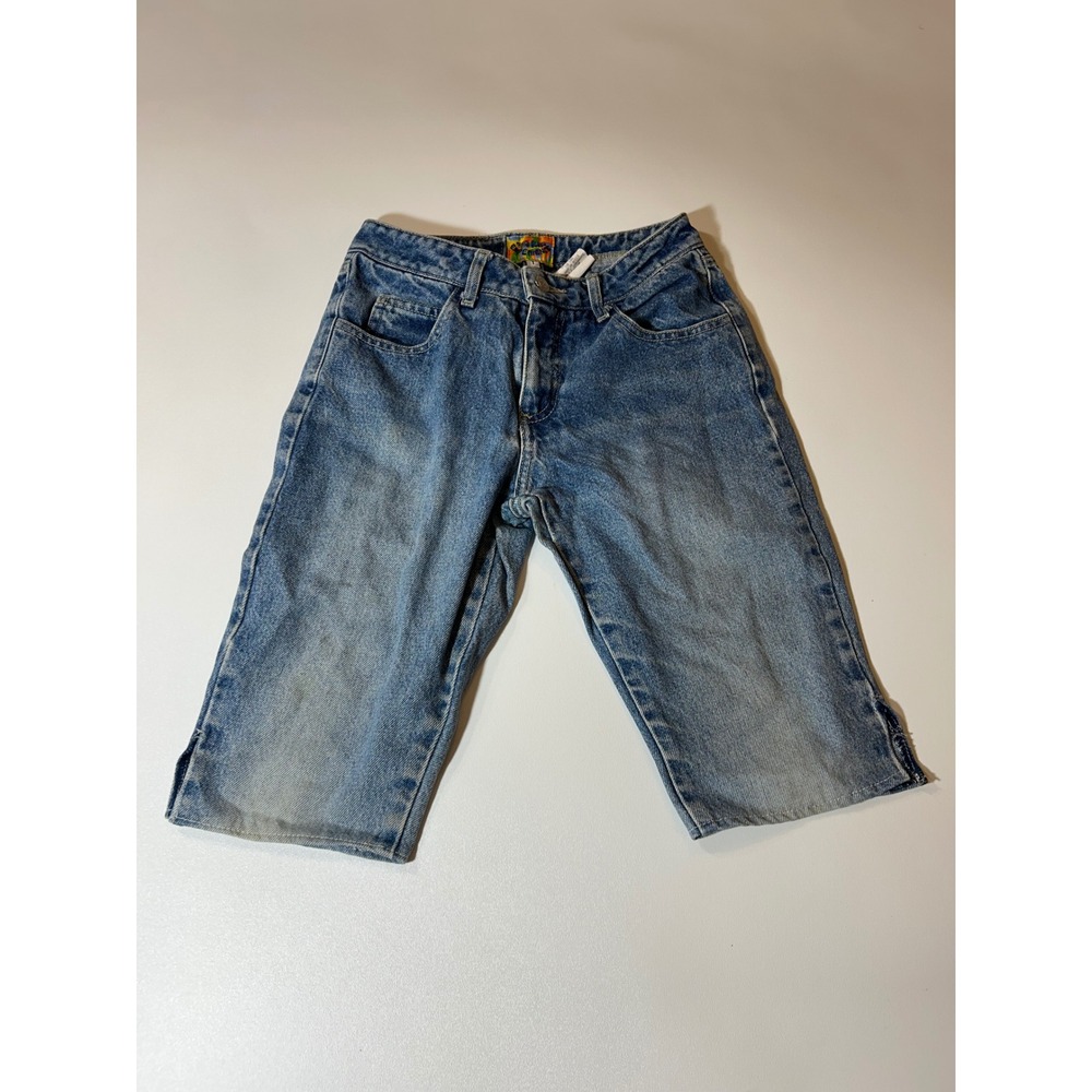 Paris Blues Denim Shorts Women's Size 1 Blue Vintage High Waist Bermuda